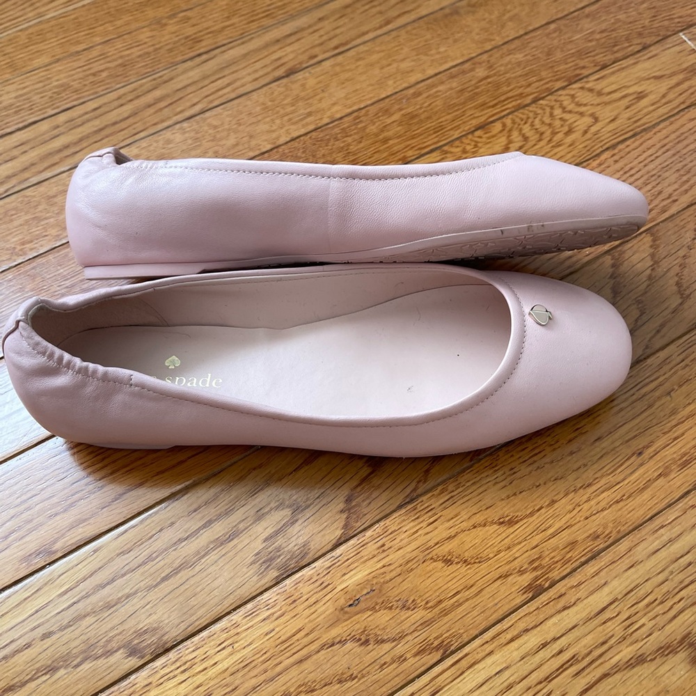 Kate Spade Pink Minimalist Flats